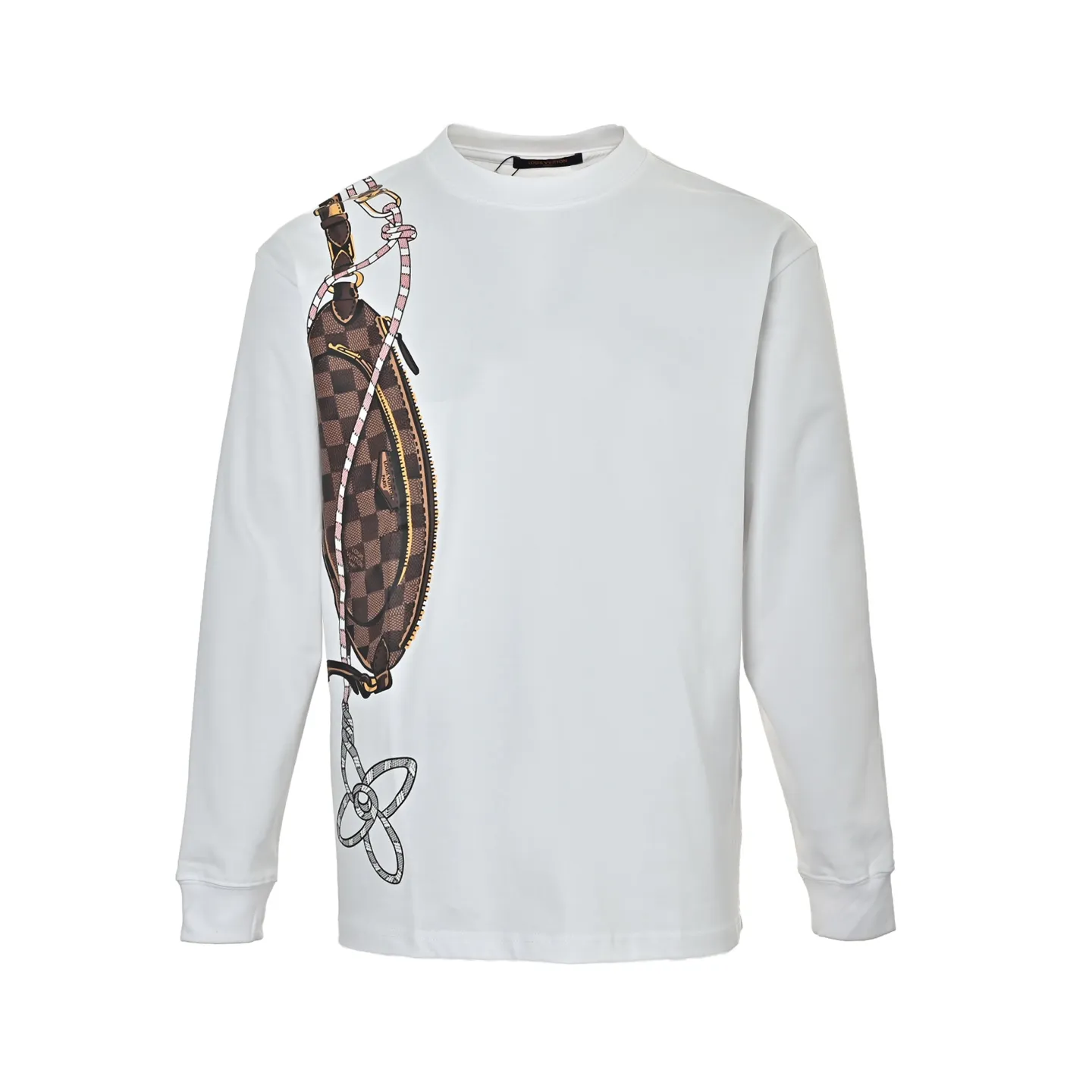 Louis Vuitton/Louis Vuitton chest bag printed long-sleeved T-shirt